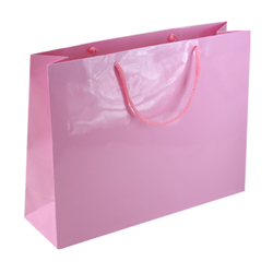 Large-Baby Pink-Paper Bag